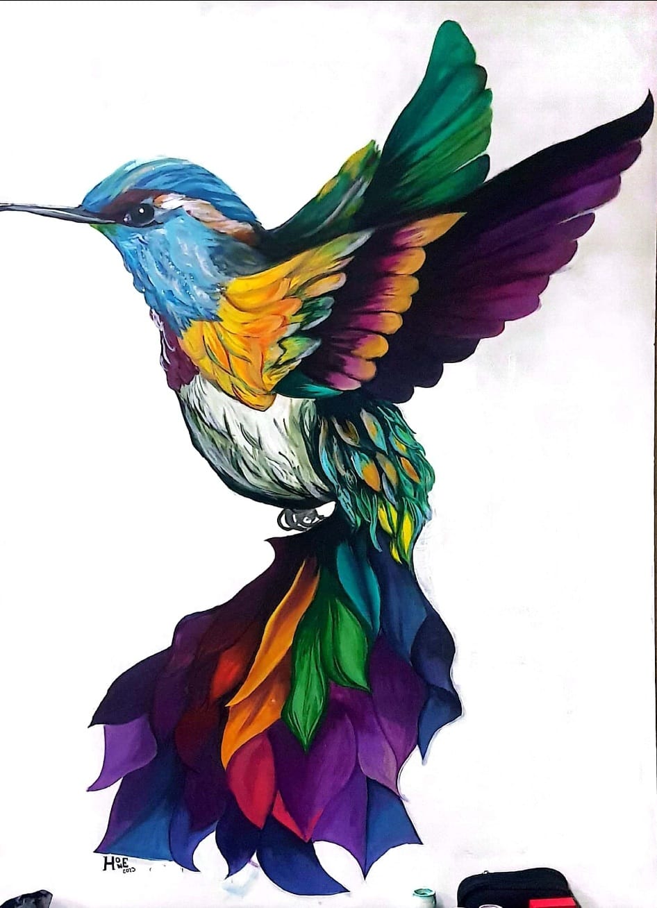 Mural colibri
