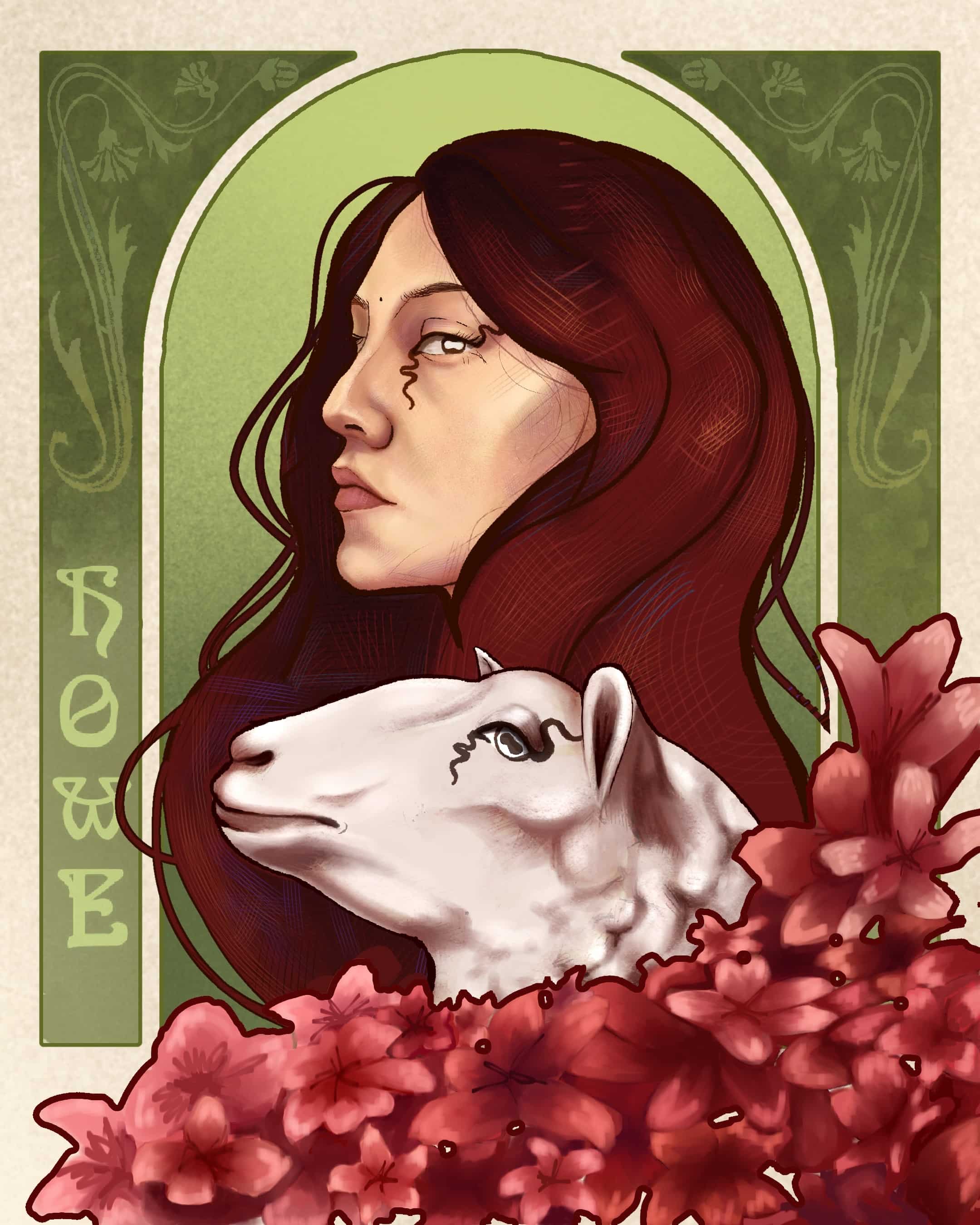 AutoRetrato ArtNouveou